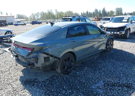 2023 Hyundai Elantra Sel z USA, uszkodzony, nr VIN KMHLM4AG5PU386885